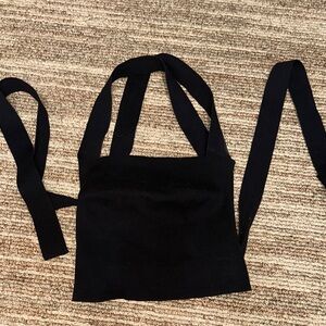 Intimately free people crisscross tie halter top